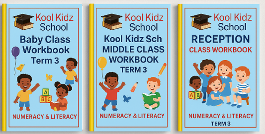 Kool Kidz School - Pre-School Term 3 Workbooks