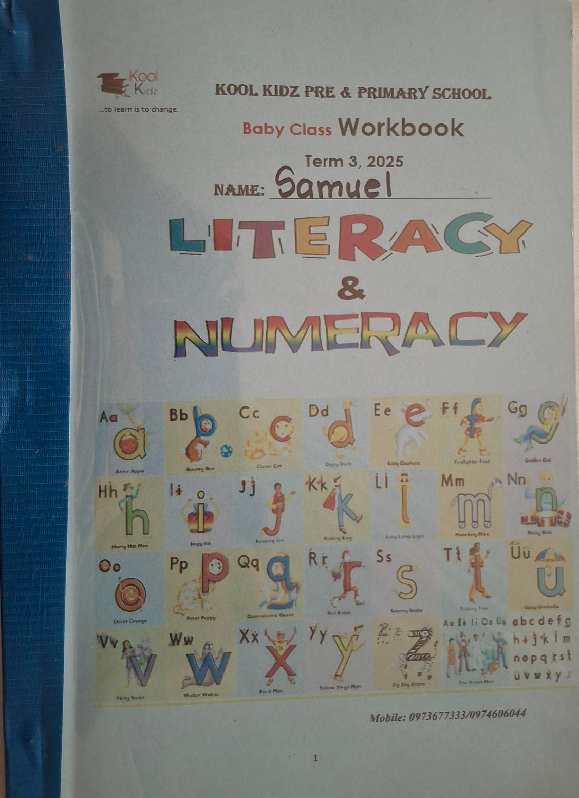 Kool Kidz School - Pre-School Term 3 Workbooks