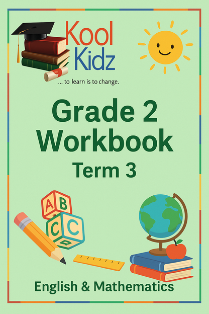 Kool Kidz School Term 3 Workbooks for Grades 1 to 6