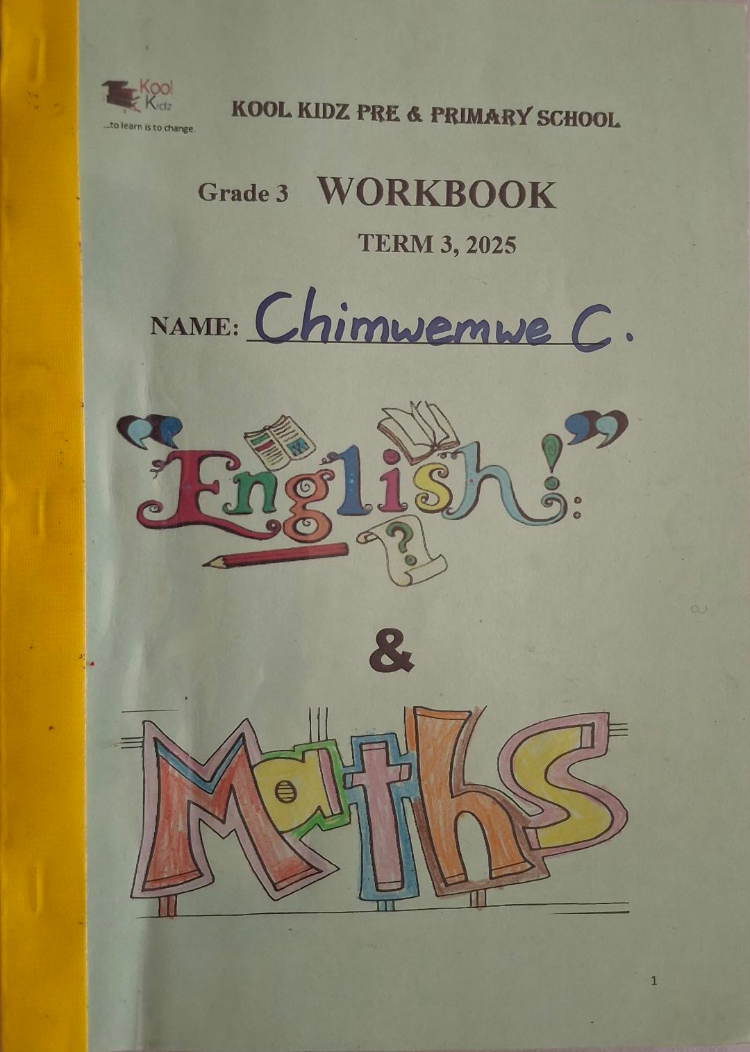 Kool Kidz School Term 3 Workbooks for Grades 1 to 6