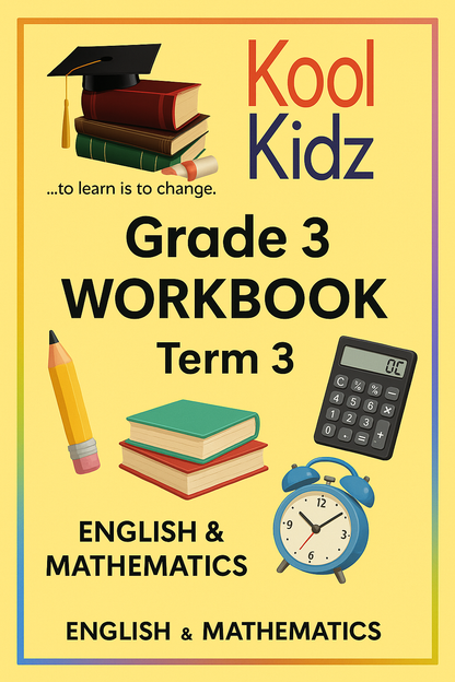 Kool Kidz School Term 3 Workbooks for Grades 1 to 6