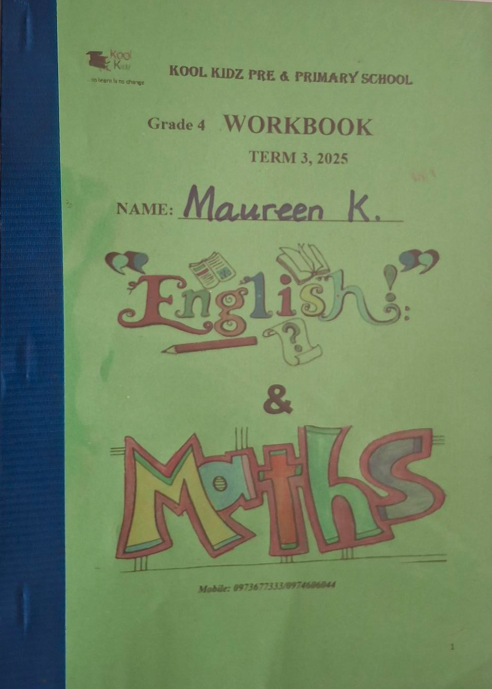 Kool Kidz School Term 3 Workbooks for Grades 1 to 6