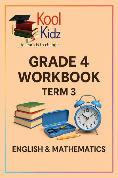 Kool Kidz School Term 3 Workbooks for Grades 1 to 6