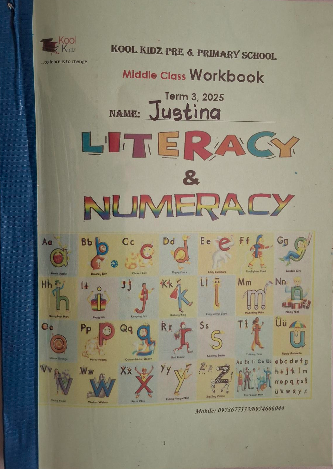 Kool Kidz School - Pre-School Term 3 Workbooks