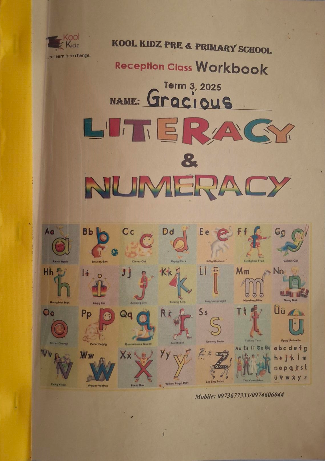 Kool Kidz School - Pre-School Term 3 Workbooks